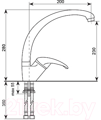 Смеситель Ulgran U-001