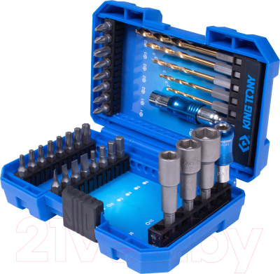 Набор головок, бит King TONY 1035MR - фото