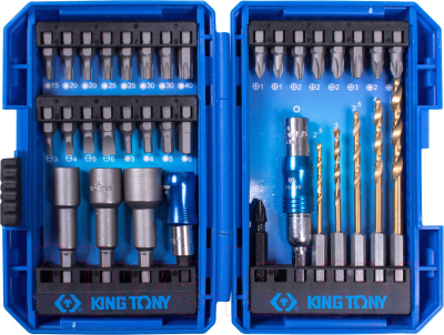 Набор головок, бит King TONY 1035MR