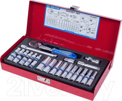 Набор головок слесарных King TONY 2526MR - фото