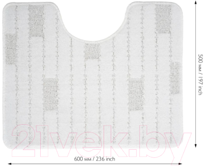 Коврик для туалета FORA FOR-PP-BRK50-60W