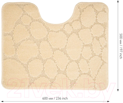 Коврик для туалета FORA FOR-PP-STN50-60NAT