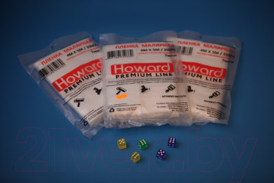 Пленка строительная Howard Для малярных работ