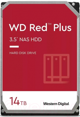 Жесткий диск Western Digital Red Plus 14TB (WD140EFGX) - фото