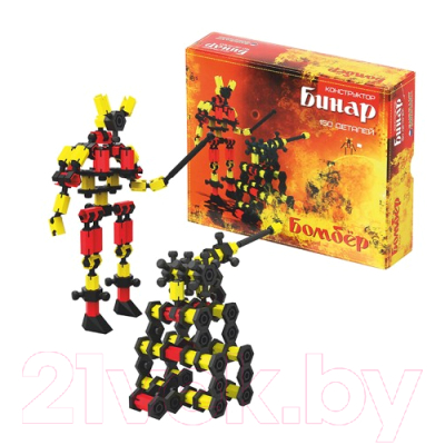 Конструктор Биплант Бинар. Бомбер / bp11072 (150эл)