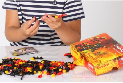 Конструктор Биплант Бинар. Бомбер / bp11072 (150эл)