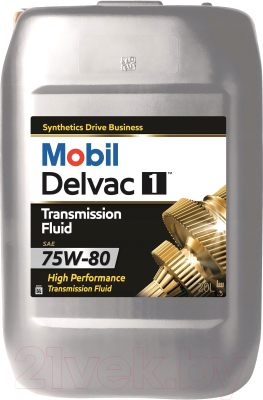 Трансмиссионное масло Mobil Delvac 1 Transmission Fluid 75W80 / 155220 - фото