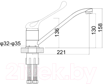 Смеситель Gross Aqua 3509509-G0149