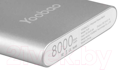 Портативное зарядное устройство Yoobao PL8