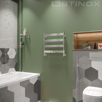 Полотенцесушитель водяной Stinox Napoli 50x50 / nap50