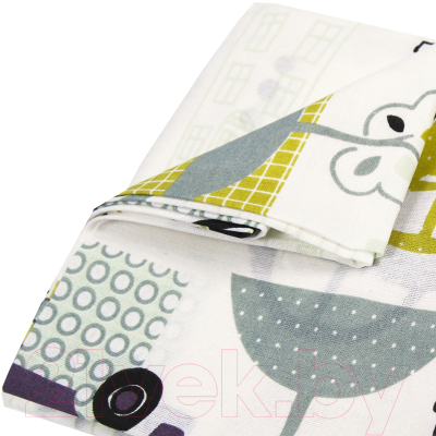 Простыня для малышей Amarobaby Город / AMARO-5103-Gd