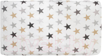 Простыня для малышей Amarobaby Звезды / AMARO-5102-ZP