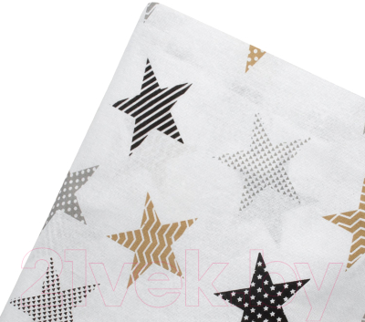 Простыня для малышей Amarobaby Звезды / AMARO-5102-ZP