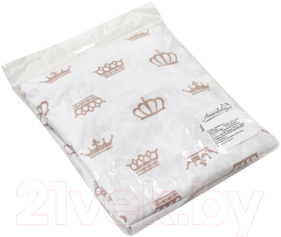 Простыня для малышей Amarobaby Короны / AMARO-5102-KB