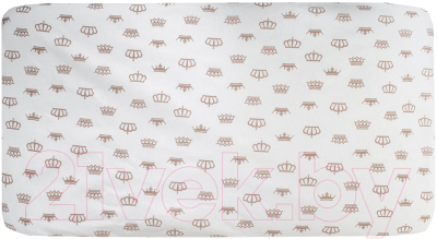 Простыня для малышей Amarobaby Короны / AMARO-5102-KB