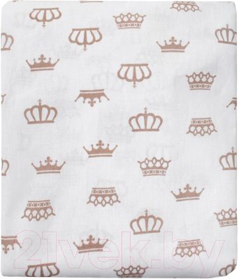 Простыня для малышей Amarobaby Короны / AMARO-5102-KB