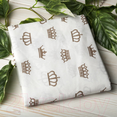 Простыня для малышей Amarobaby Короны / AMARO-5102-KB