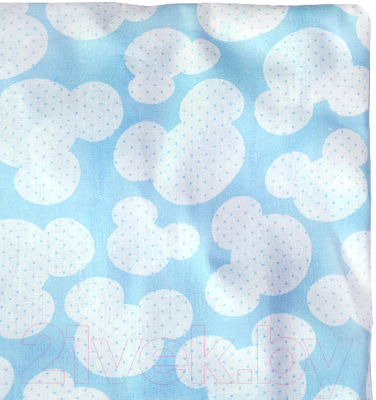 Простыня для малышей Amarobaby Мышонок / AMARO-5102-MG