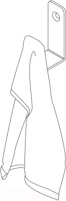 Крючок для ванной Deante Mokko Nero ADM N111