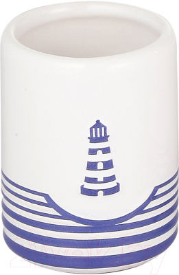 Стакан для зубной щетки и пасты Рыжий кот Морское путешествие TU-TT / 008264 - фото