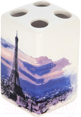 Стакан для зубной щетки и пасты Рыжий кот Париж TBH-P / 002909 - фото