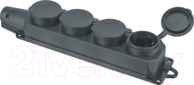 Розетка переносная Navigator 4м 2P+PE 16А 220В / 61373 - фото