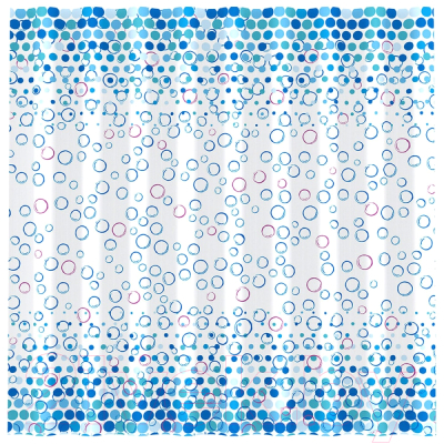 Шторка-занавеска для ванны Рыжий кот SC-PE-43 / 007106 - фото