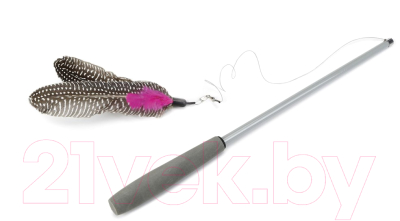 Игрушка для кошек Beeztees Удочка телескопическая / 430300 - фото