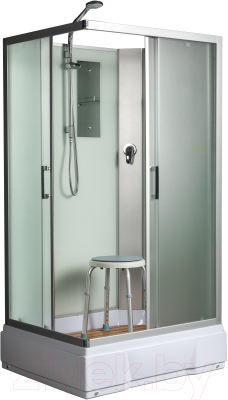 Душевая кабина RIVER Quadro 100/80/24 МТ Б/К - фото