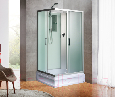 Душевая кабина RIVER Quadro 100/80/24 МТ Б/К