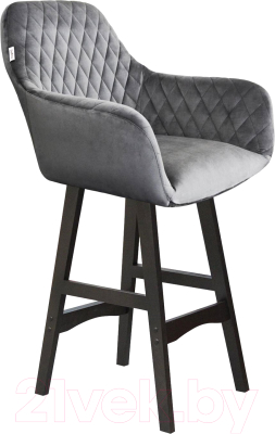 Стул барный Sheffilton SHT-ST38/S65-1 (угольно-серый/венге) - фото