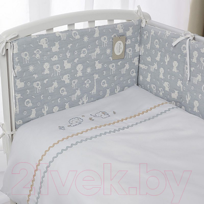 Комплект постельный для малышей Perina Toys. Зверюшки / ТС2.140-02.2 - фото