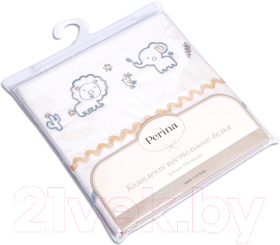 Комплект постельный для малышей Perina Toys. Зверюшки / ТС2.140-02.2
