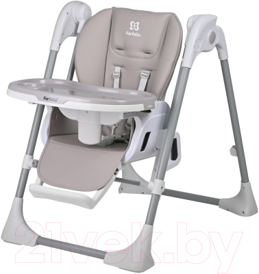 Стульчик для кормления Farfello Multa (серый шелк)
