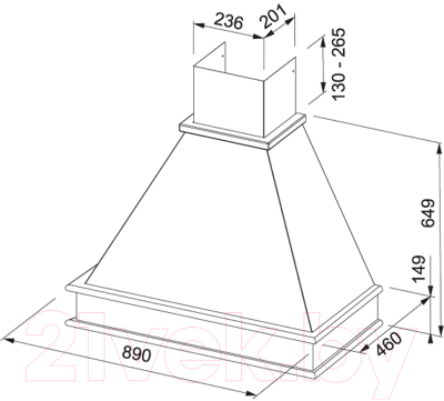 Вытяжка купольная Franke FCL 90 A2 EGC