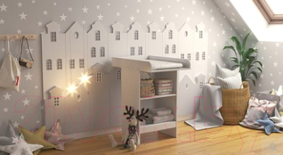 Столик пеленальный Polini Kids Simple 1260 / 0002321.9