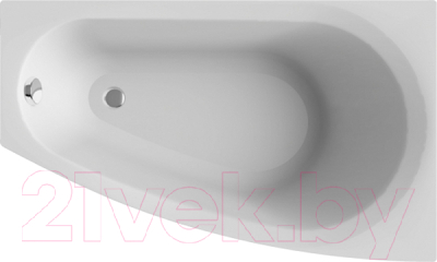 Ванна акриловая Alba Spa Baline Asymmetric 150x90 R - фото