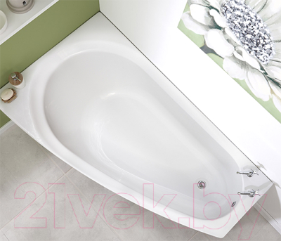 Ванна акриловая Alba Spa Baline Asymmetric 150x90 R