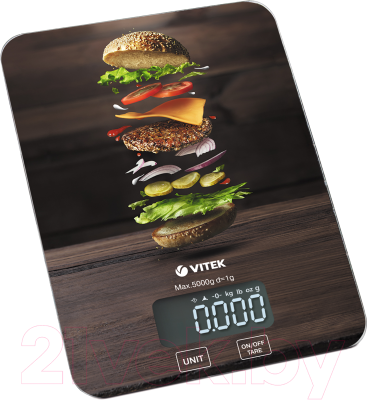 Кухонные весы Vitek VT-2428 BK - фото