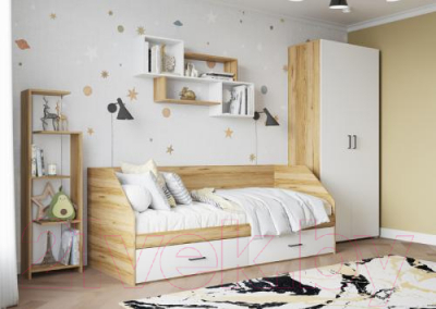 Стеллаж Горизонт Мебель Лайт 1400