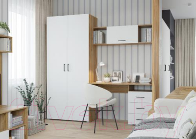 Шкаф Горизонт Мебель Лайт 900