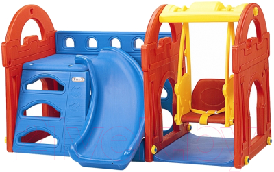 Горка-комплекс Haenim Toy Маленький замок / HN-709 - фото