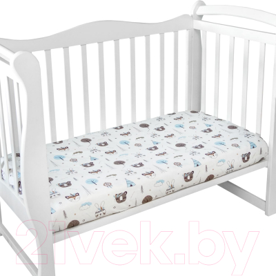 Простыня для малышей Amarobaby Индейцы / AMARO-5102-In