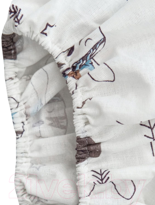 Простыня для малышей Amarobaby Индейцы / AMARO-5102-In