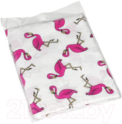Простыня для малышей Amarobaby Фламинго / AMARO-5102-F