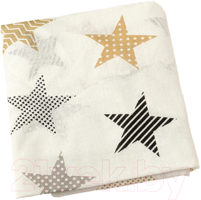 Простыня для малышей Amarobaby Звезды / AMARO-5101-ZP