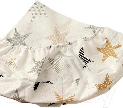 Простыня для малышей Amarobaby Звезды / AMARO-5101-ZP