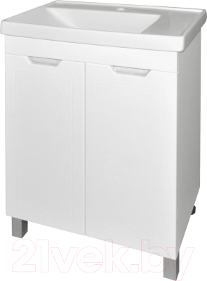 Тумба с умывальником Гамма Р24 ОФ8/1-У 60 (4812044014440) - фото