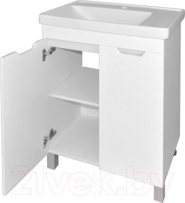 Тумба с умывальником Гамма Р24 ОФ8/1-У 60 (4812044014440)