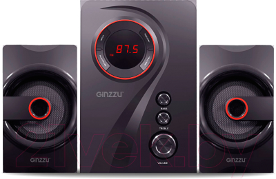 Мультимедиа акустика Ginzzu GM-406 2.1 - фото